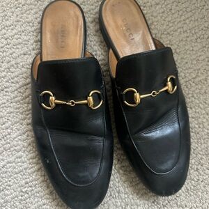 Authentic Gucci princetown mules